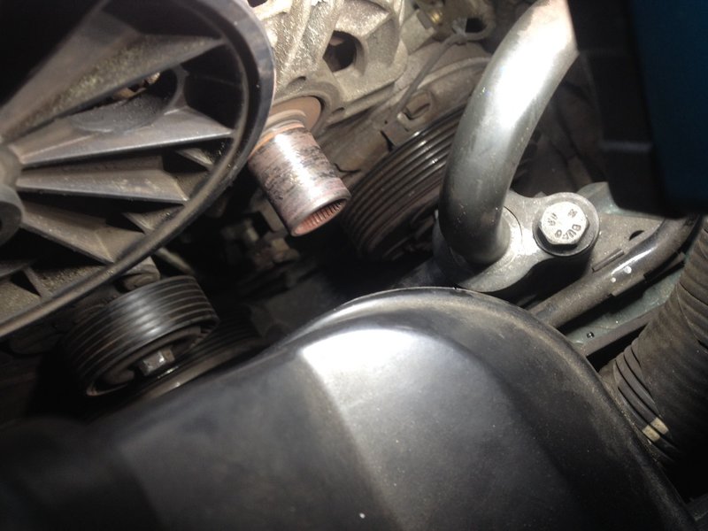 alternator with bearing