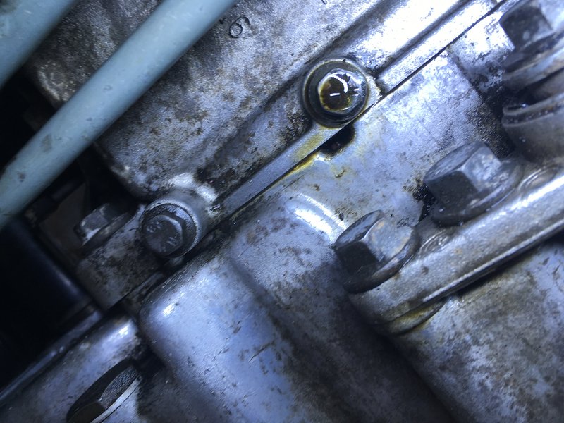 RMS weephole after 15 minutes run time.