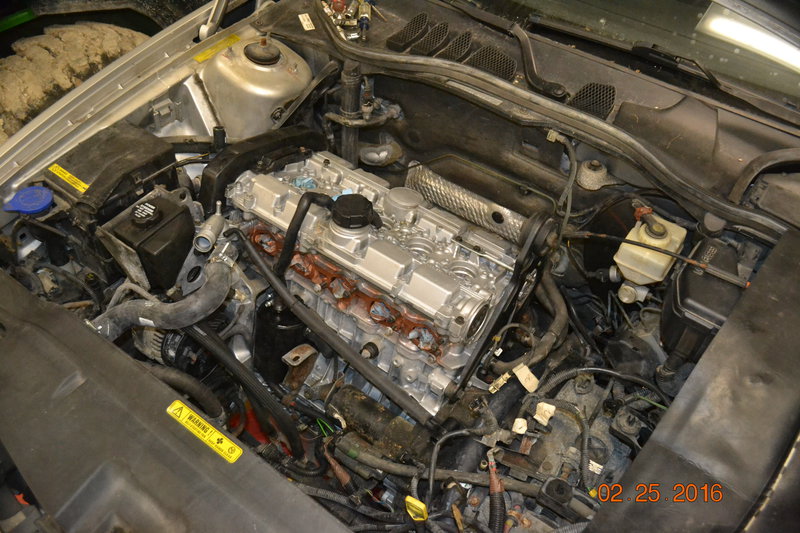 Hard part done of installing engine.  Now just have to button up the stuff on top.