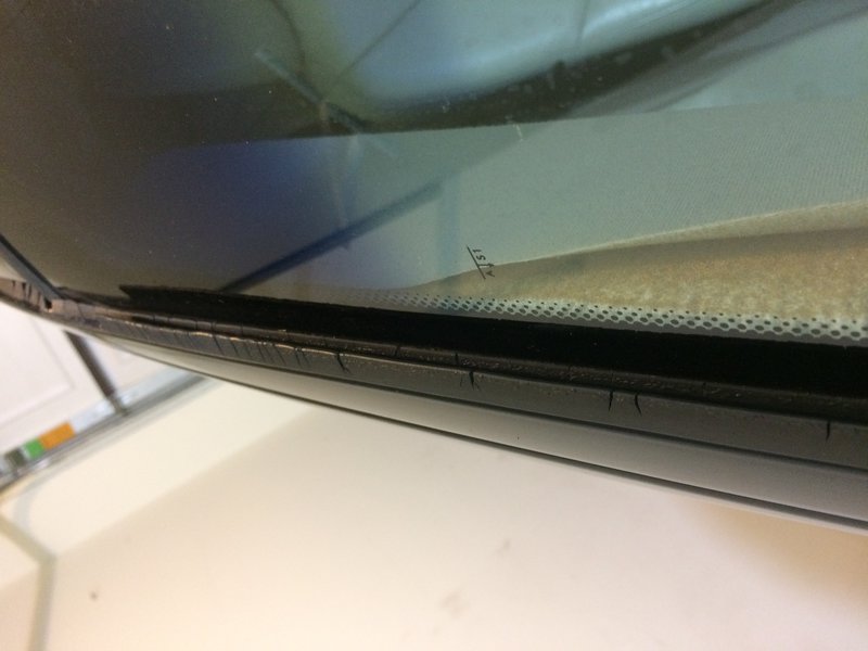 the cracking. it gets bad at the top.