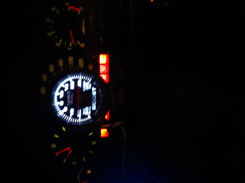 traffic jam + all warning lights on.. what a day