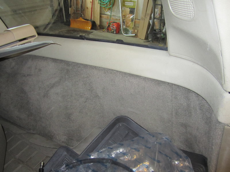 Lower RHS cargo panel with carpet attached