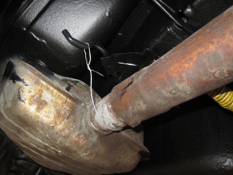 Under floor paint repairs and muffler repairs TBC