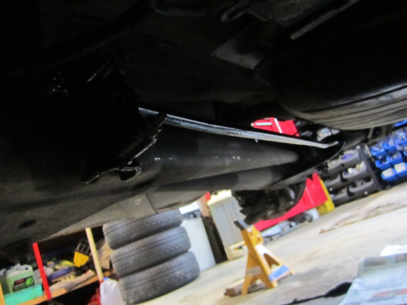 Rear anti-sway bar painted