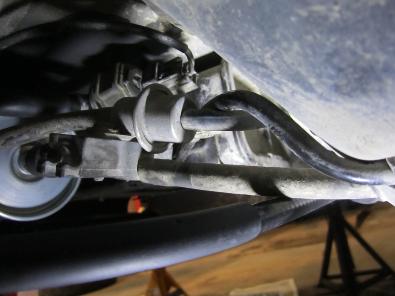 Mess of emissions/fuel pipes at filter