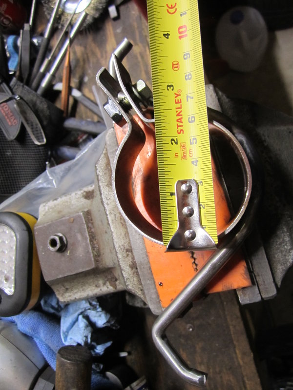 Rear muffler mount repair bracket