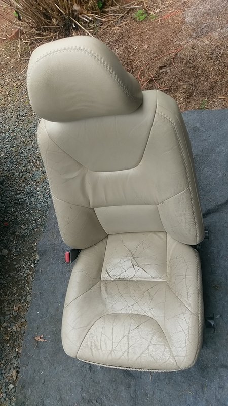 Before.... Crack is right along the seam.