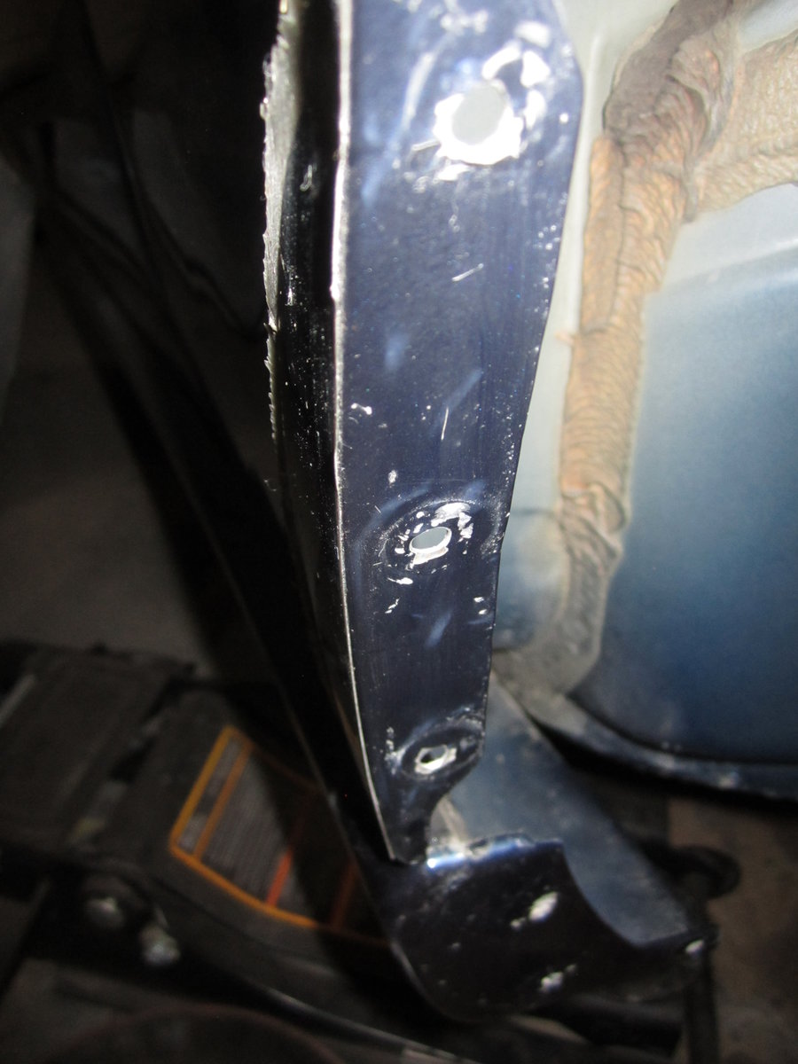 Fender damage from plain rivets
