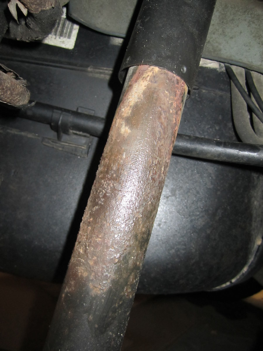 Ordinary rear shocks on project car