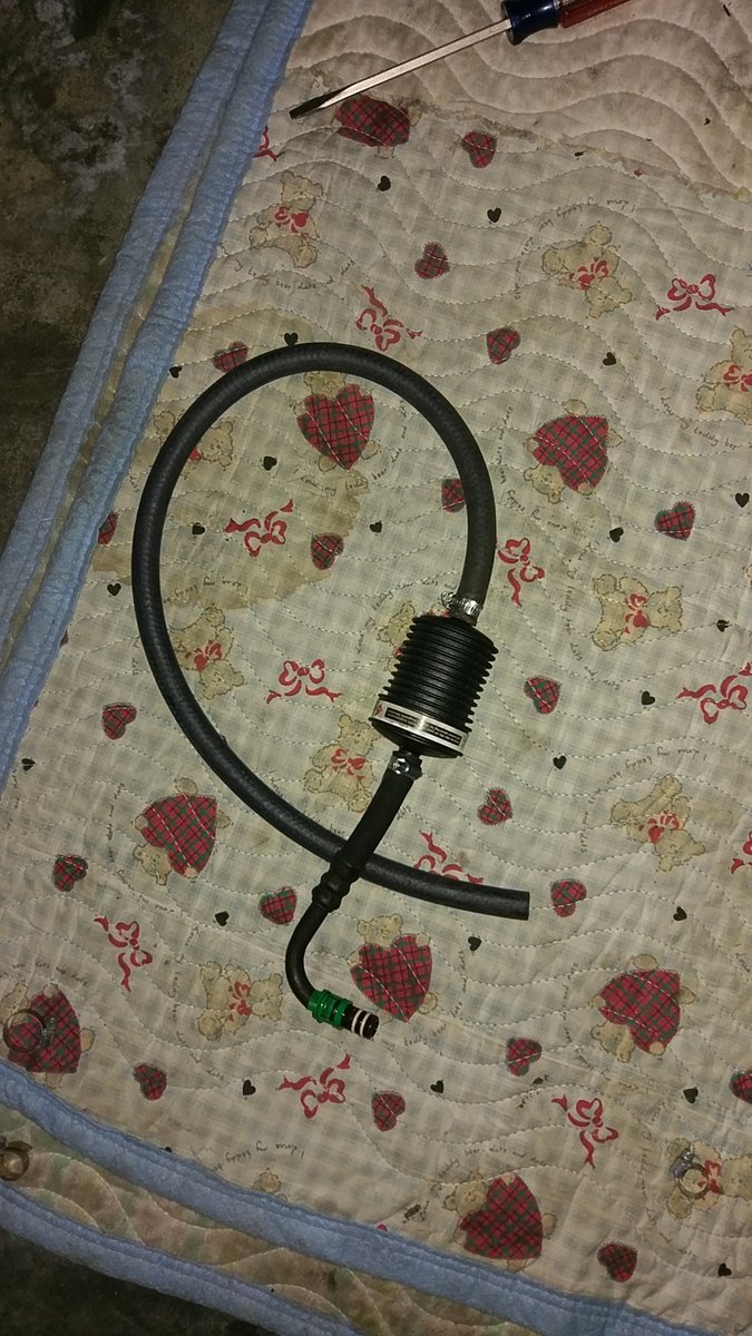 About 4-5" down the line seems like a nice out of the way place!!