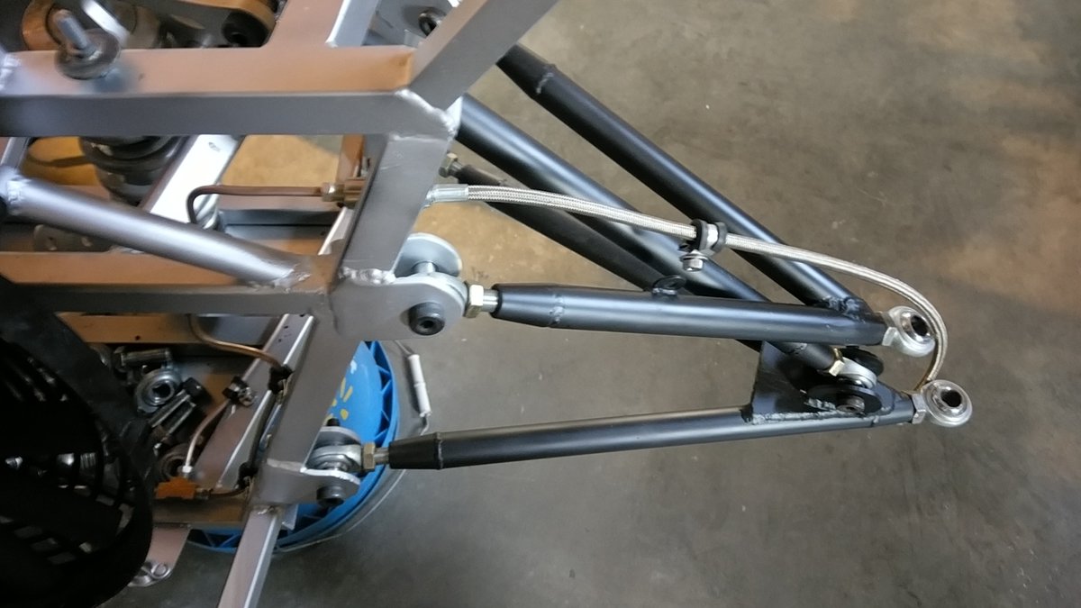 Freshly Koted Suspension Arms and Frame. No corrosion here... EVER!!!