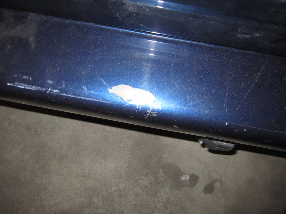 Rear bumper damage (1)