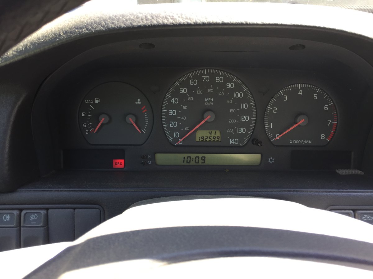 Position 1 - SRS light only, goes off after 5 seconds