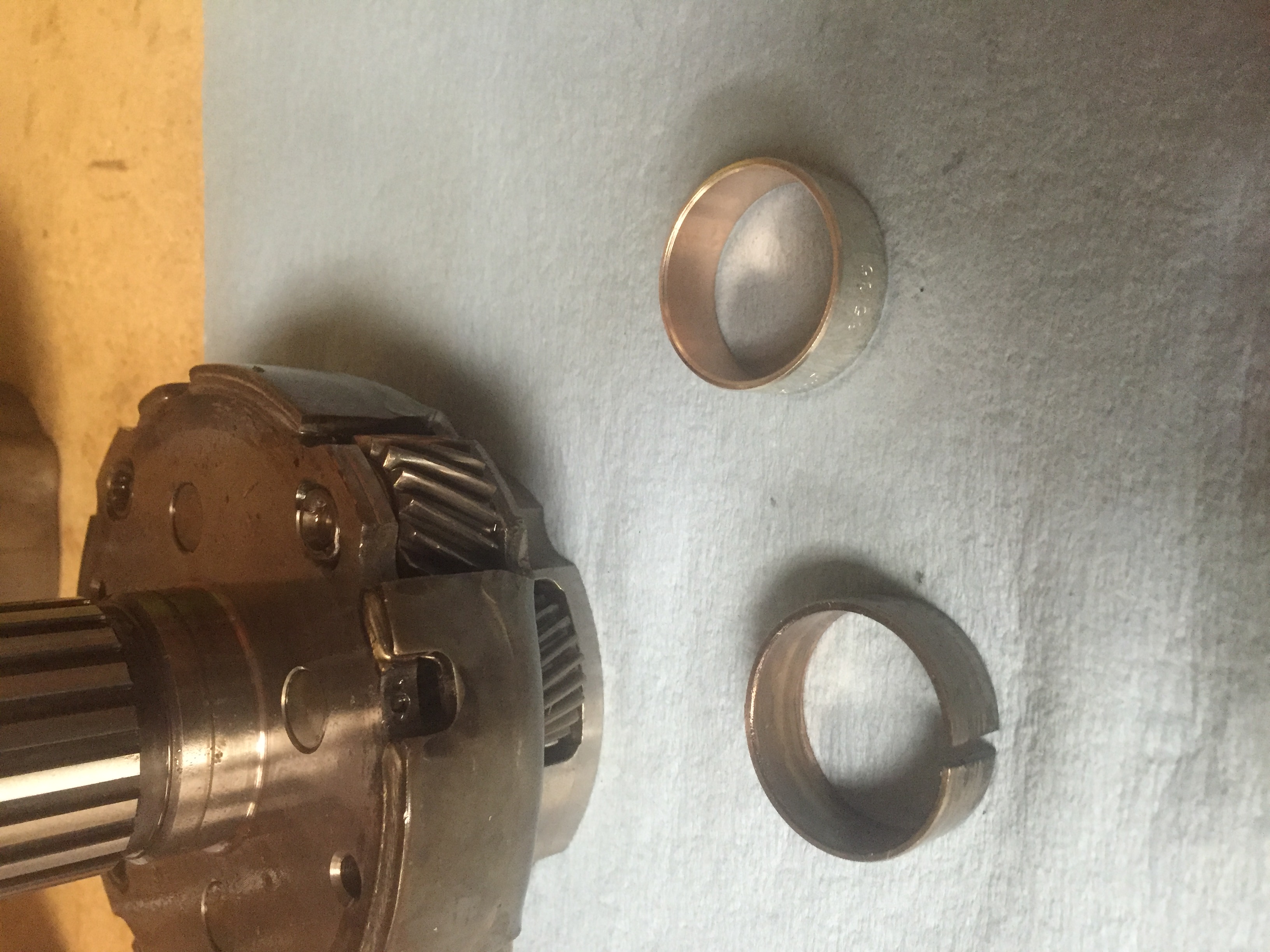 Damaged/split/spun bushings on planetary