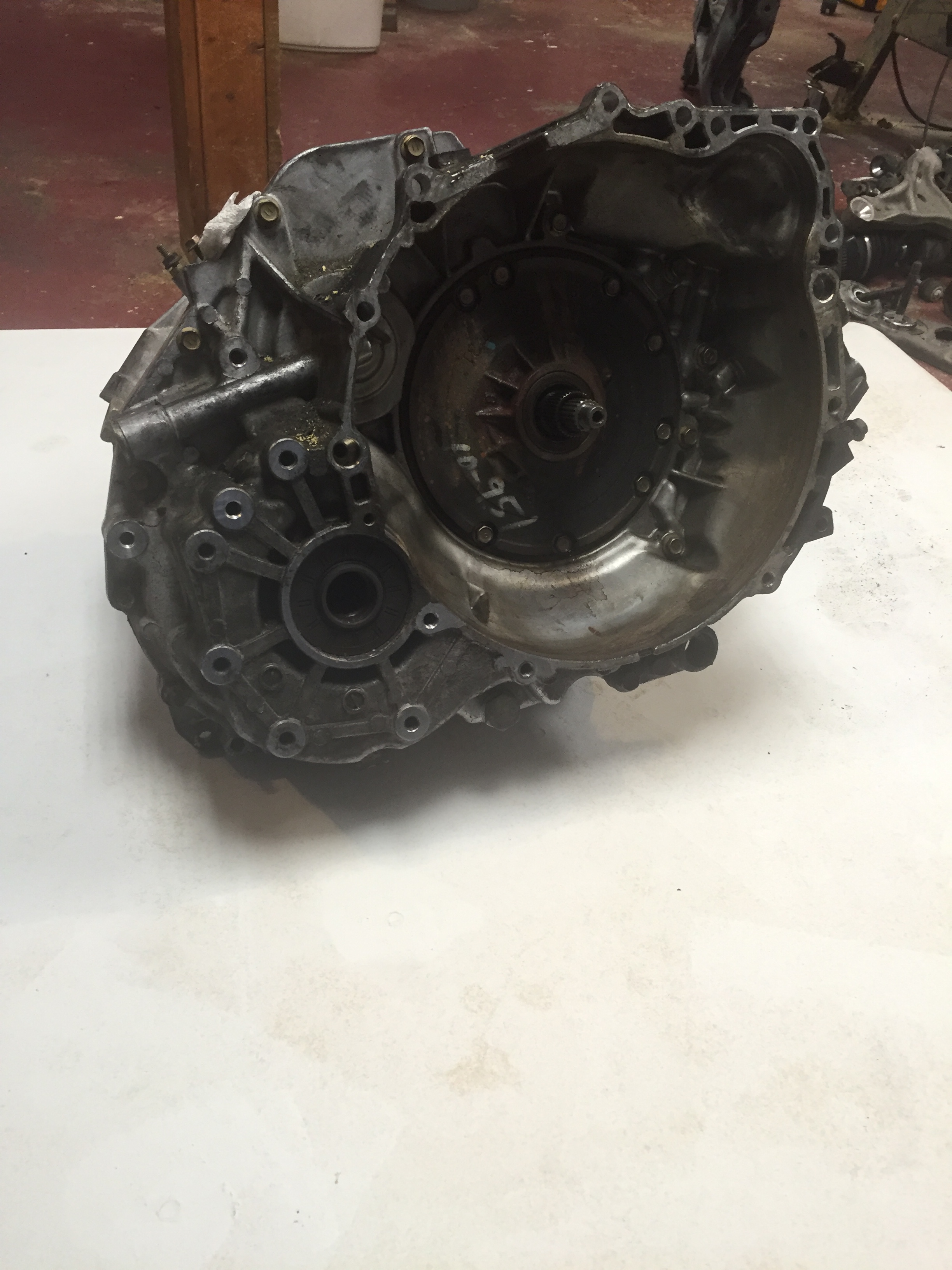 Transmission out and about to be opened