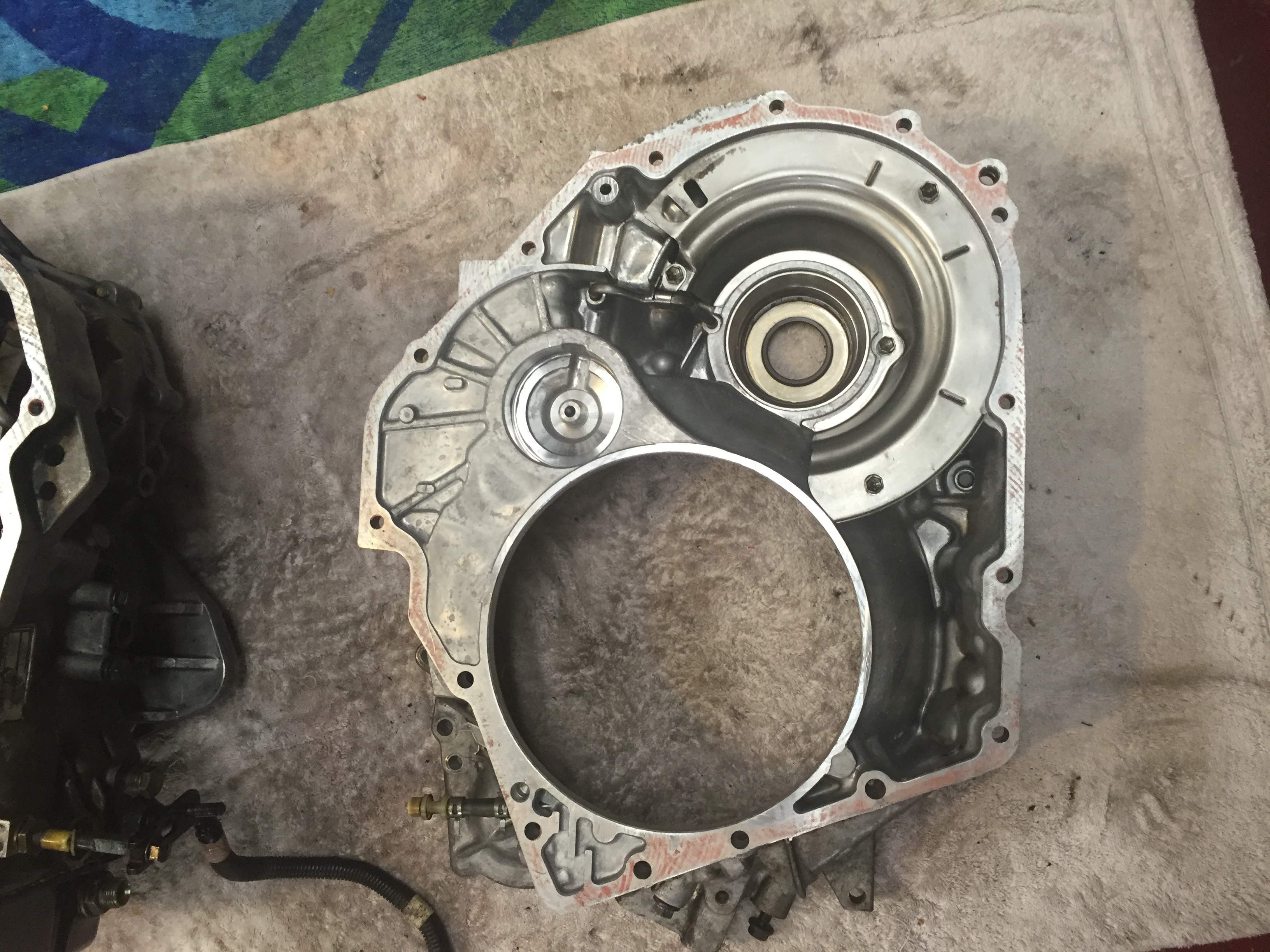 Bellhousing assembled and ready to go back on