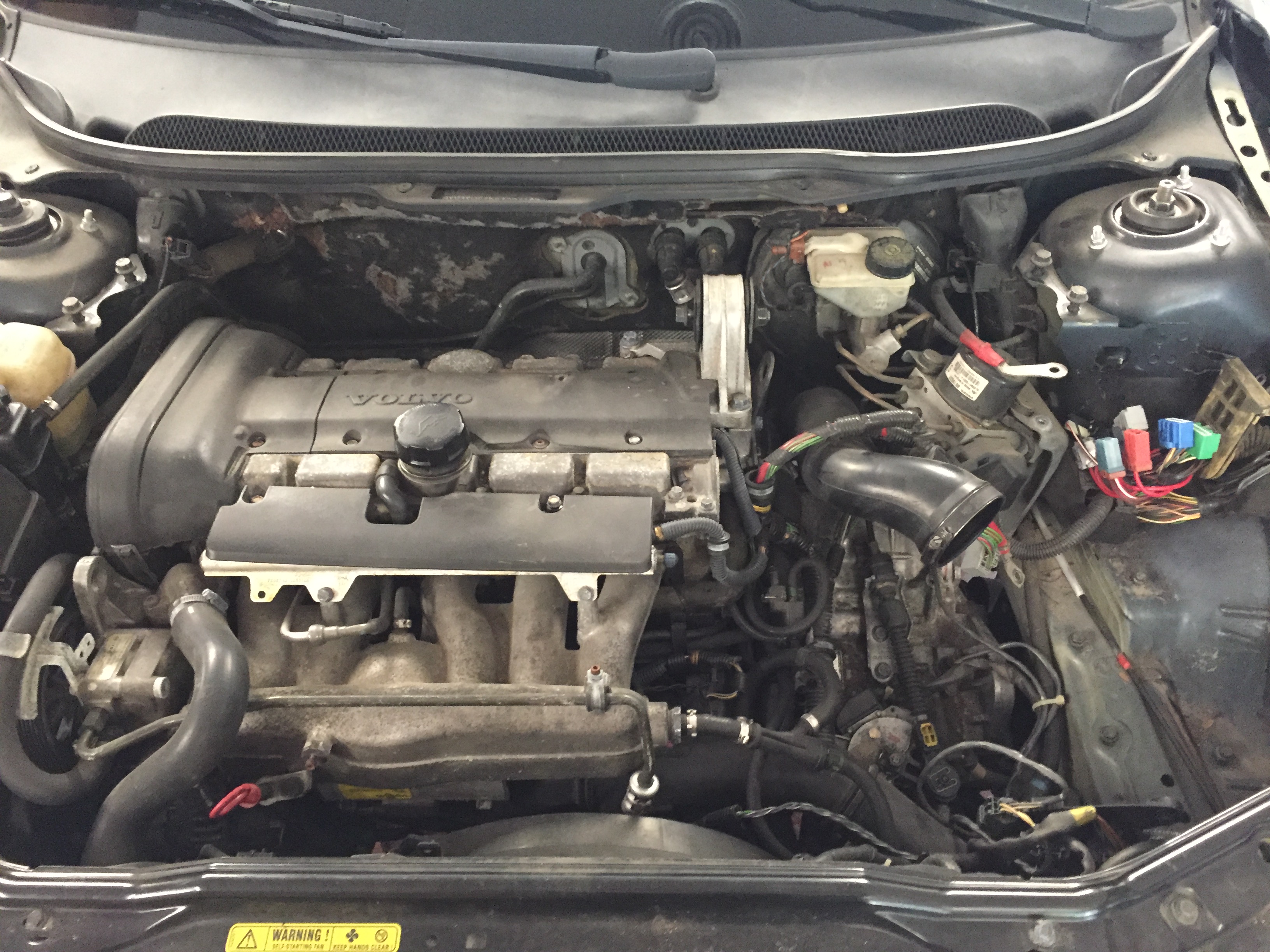 Remove turbo to intercooler tube