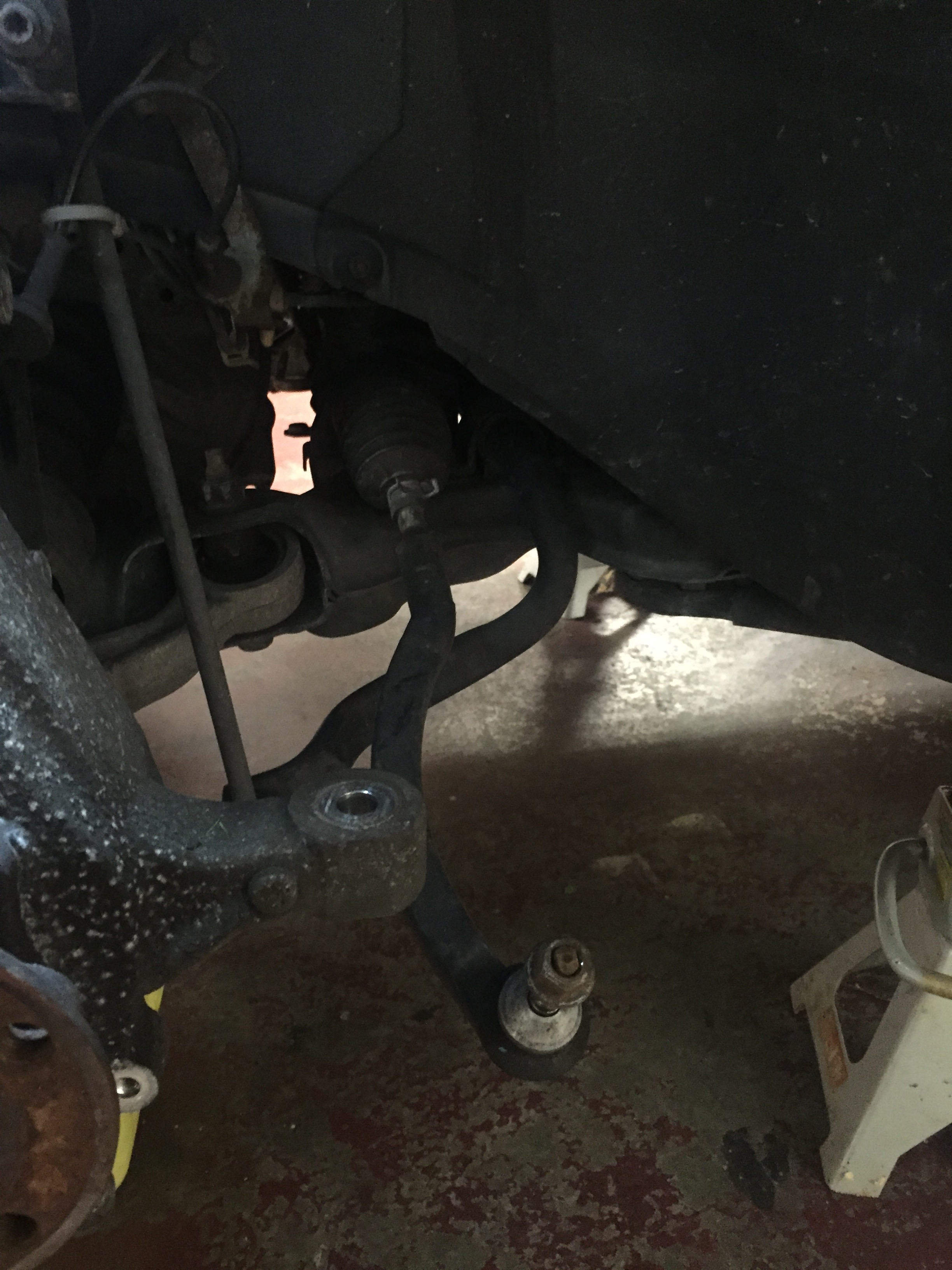 Step 32 Disconnect steering rack