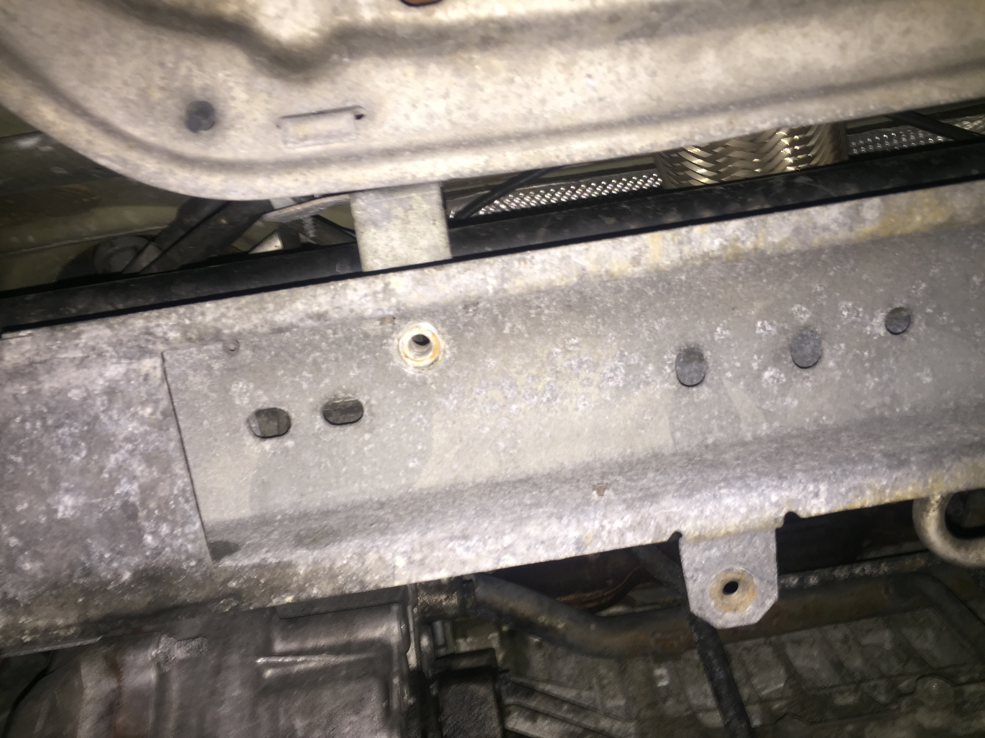 Step 42 Remove steering rack bolts