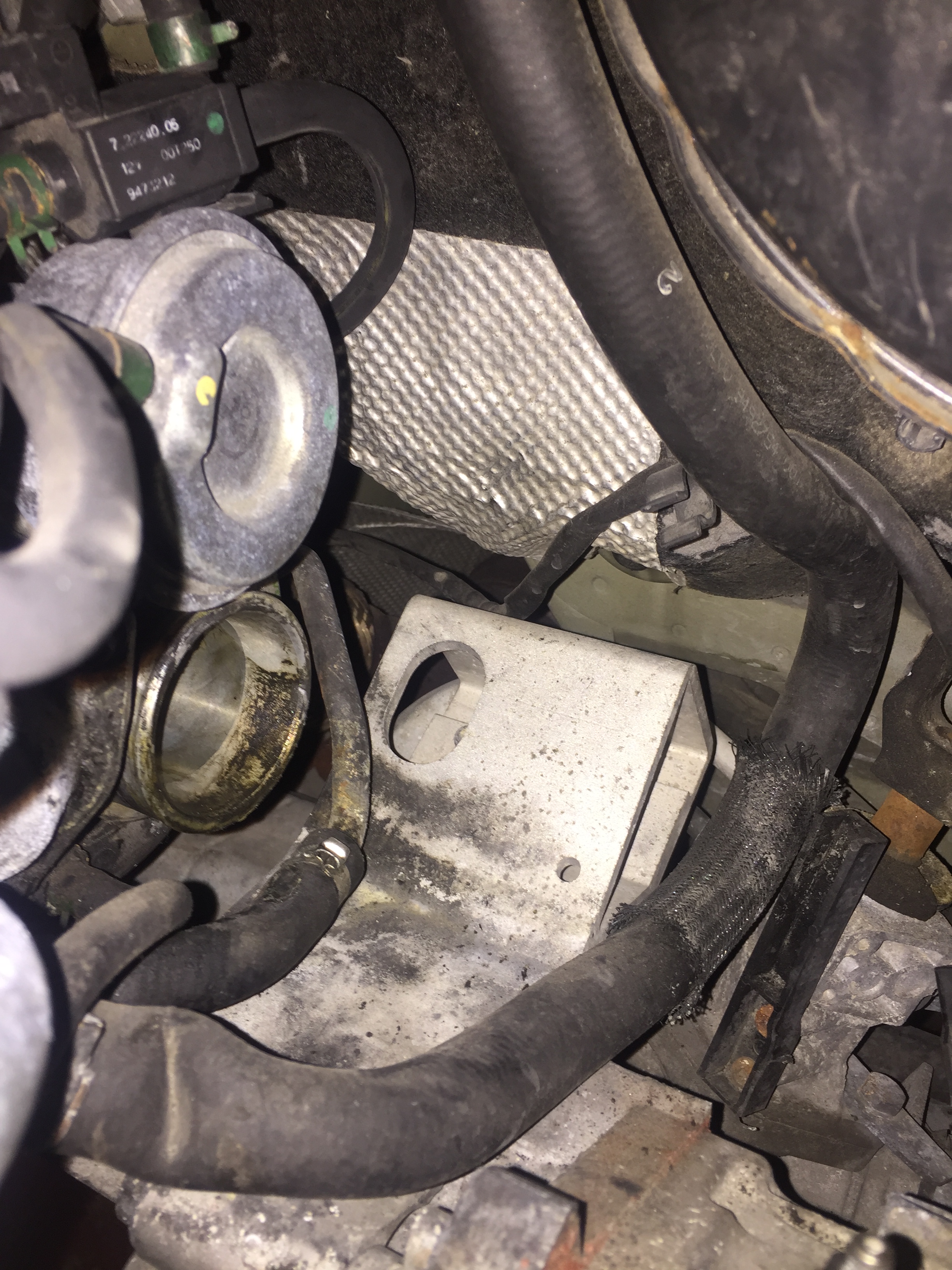 Step 44 Remove top nut from firewall side engine mount