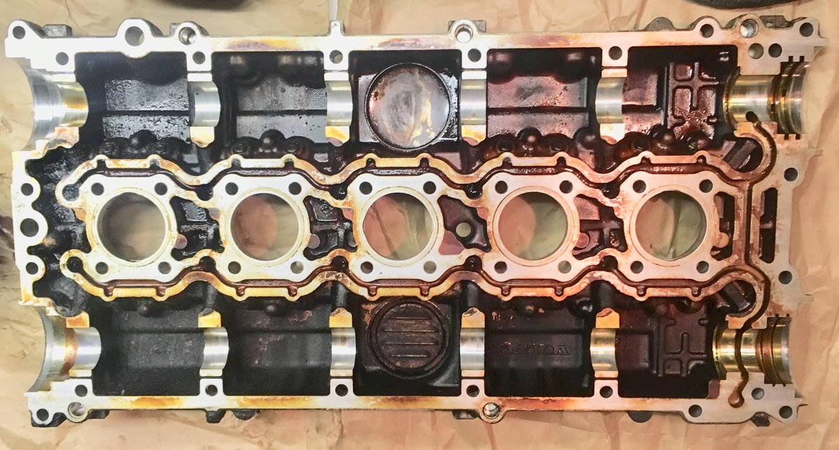 Underside of cam cover