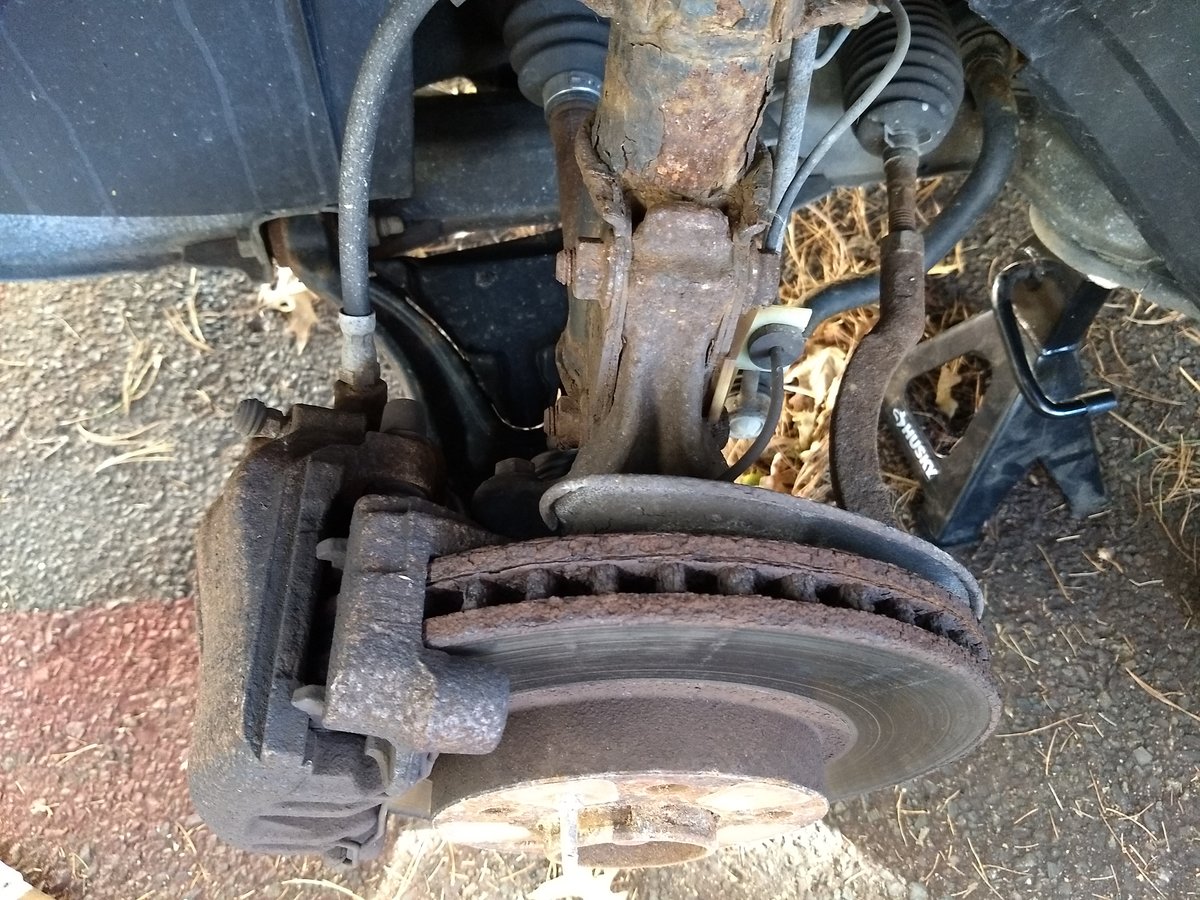 Front right wheel, 2000 V70