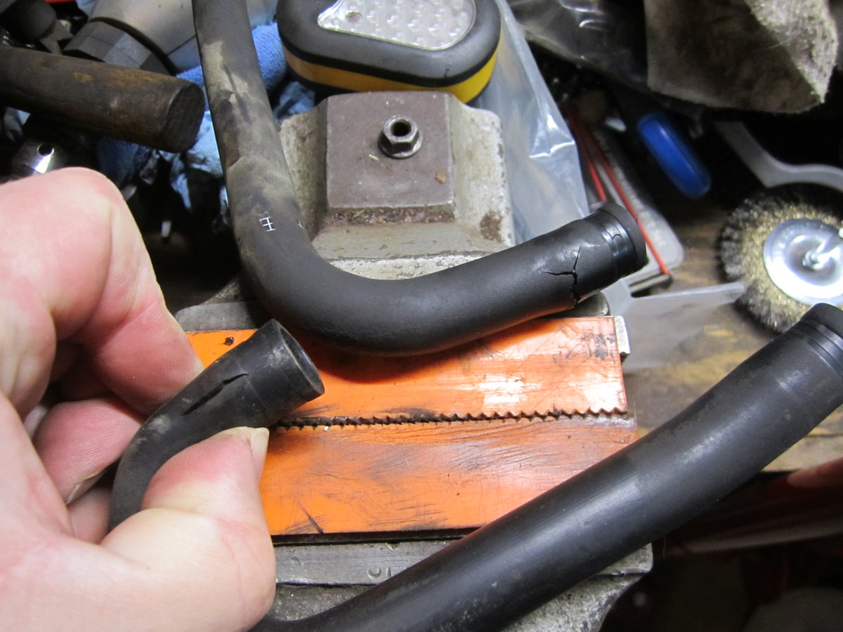 J hose and vent pipe removed from my car