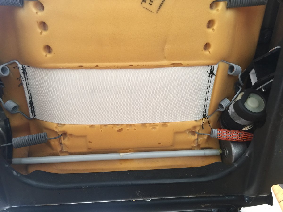 Full view of lumbar support