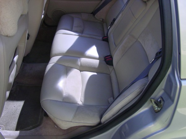 The back seats have hardly ever been sat upon.