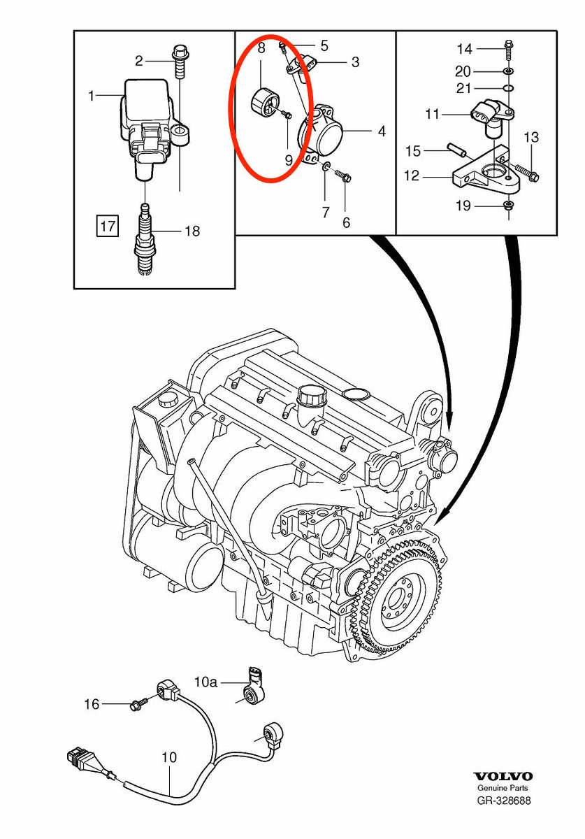 Volvo Parts Ignition System Diagram