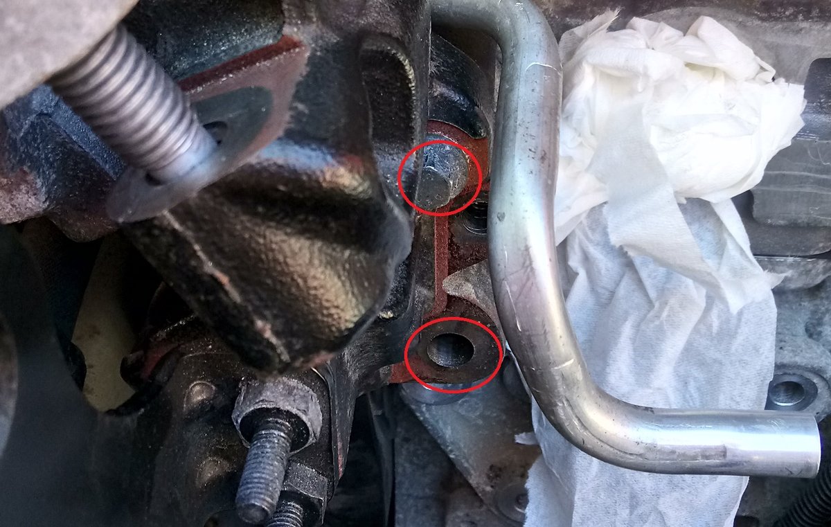 Motor mount A seen from front