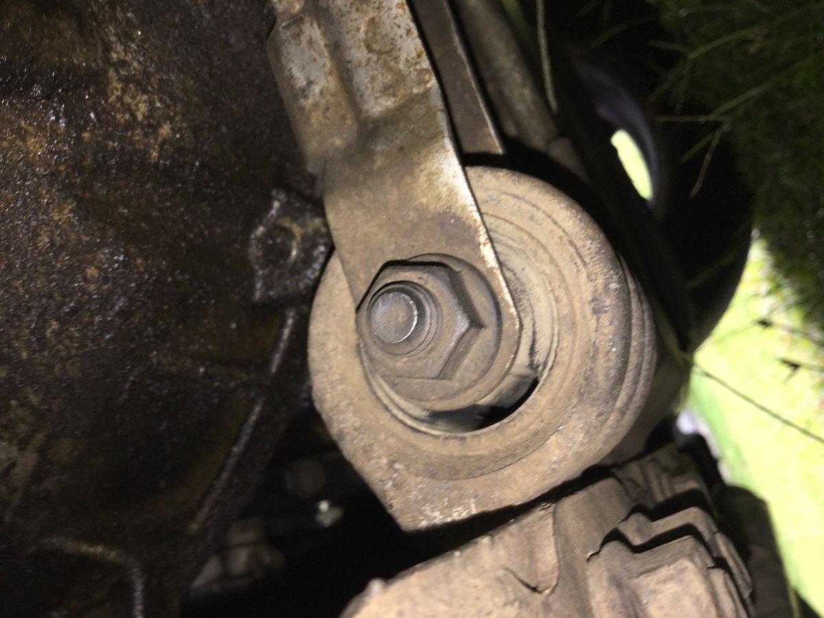 transmission torque mount large bushing