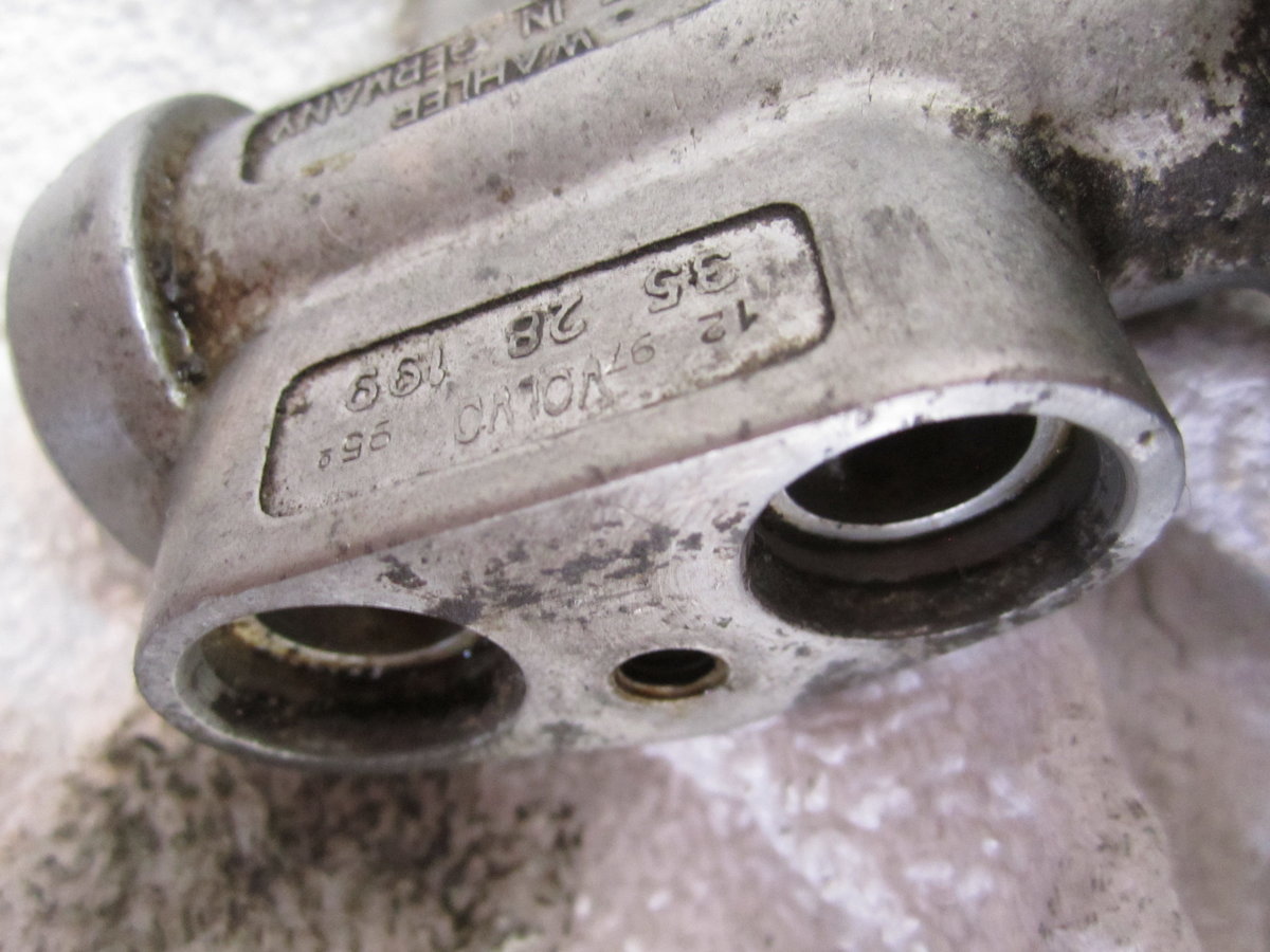 Thermostat removed for inspection