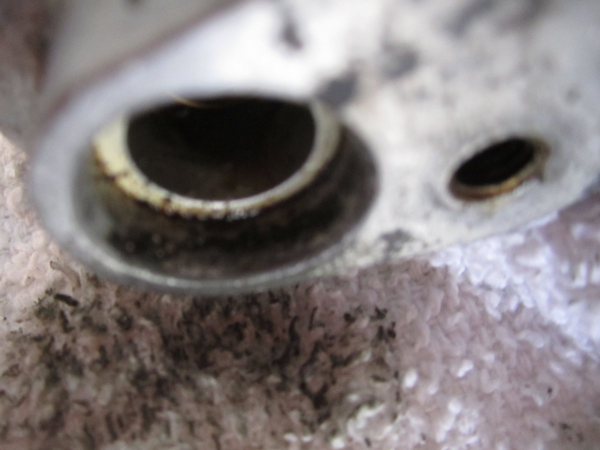 Burnt on oil residue