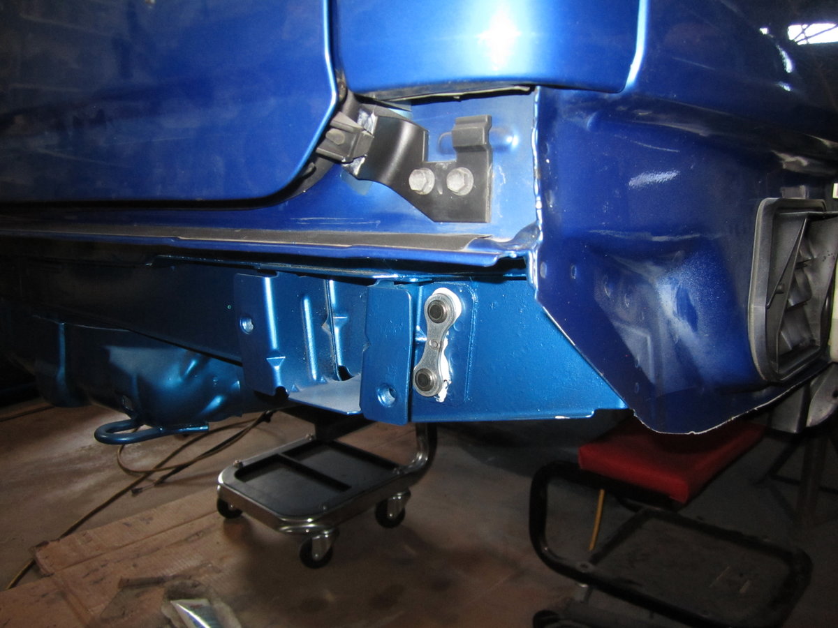 Rear bumper area painted (2)