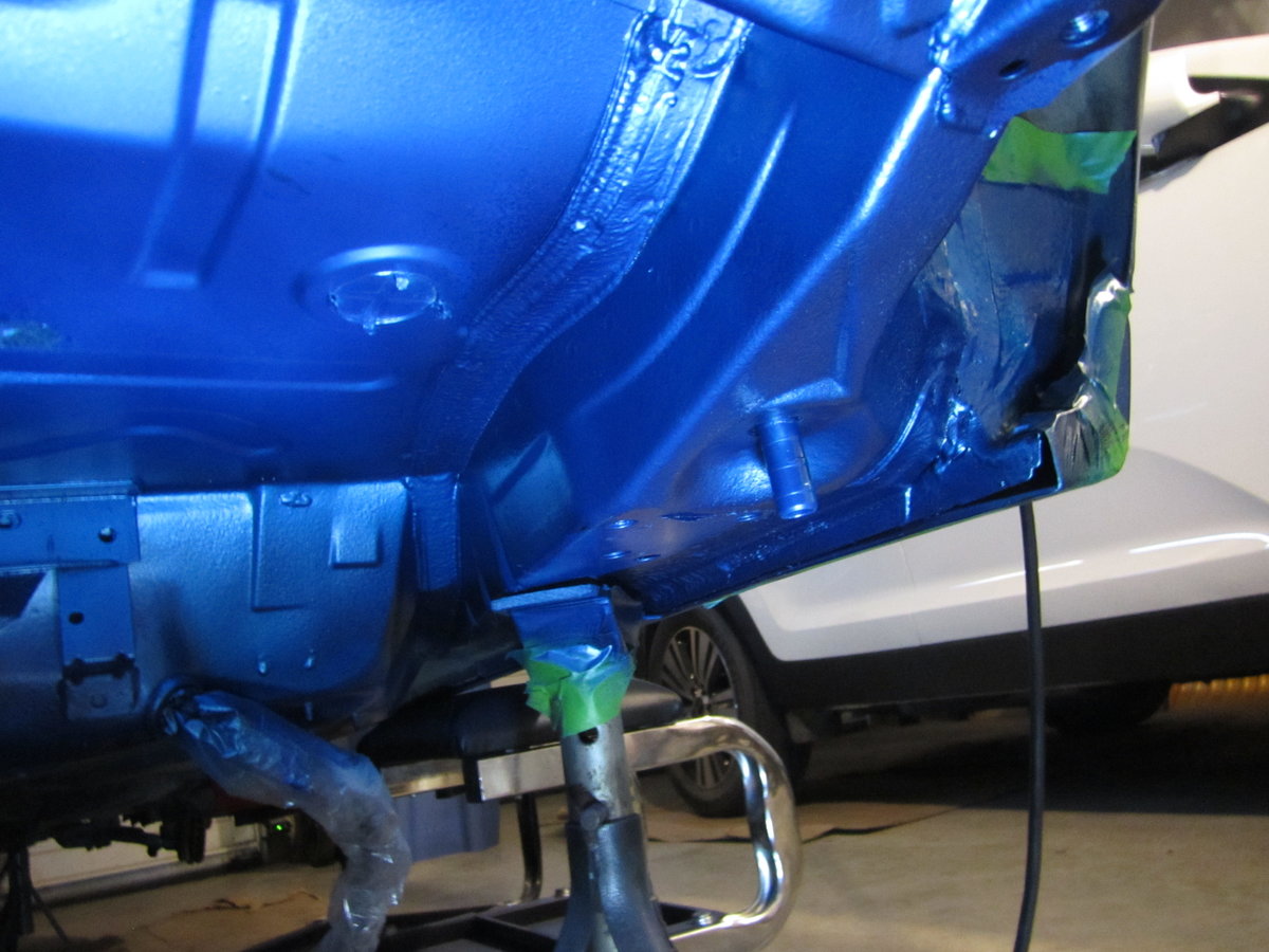 Rear bumper area painted (3)