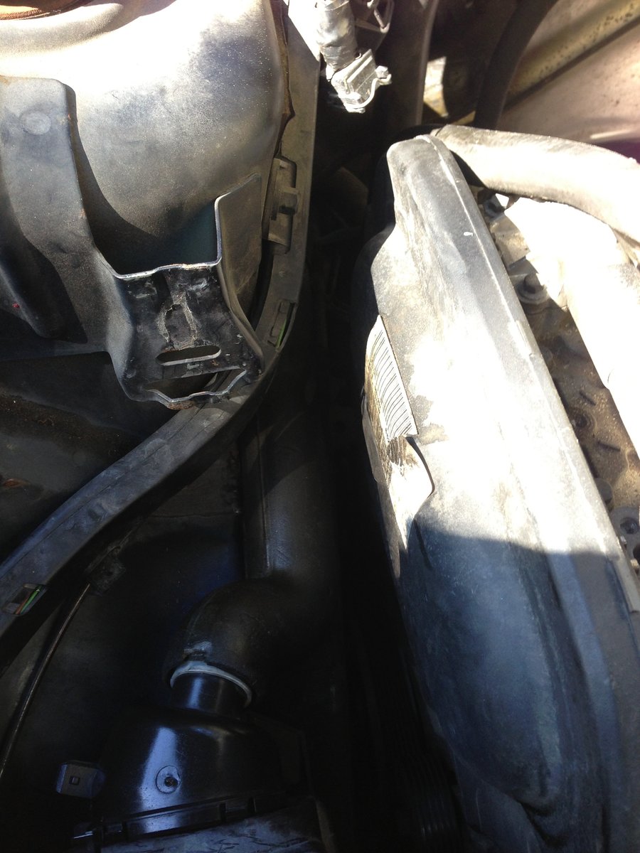 The ECM cooling pipe can be a pain to get back in right  Get it right before replacing ECM housing