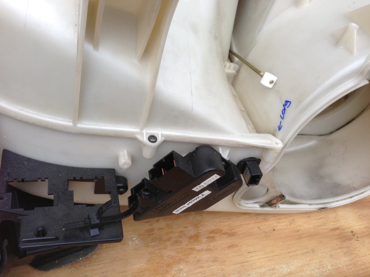 two sizes of fasteners on HVAC  - mark them with sharpie