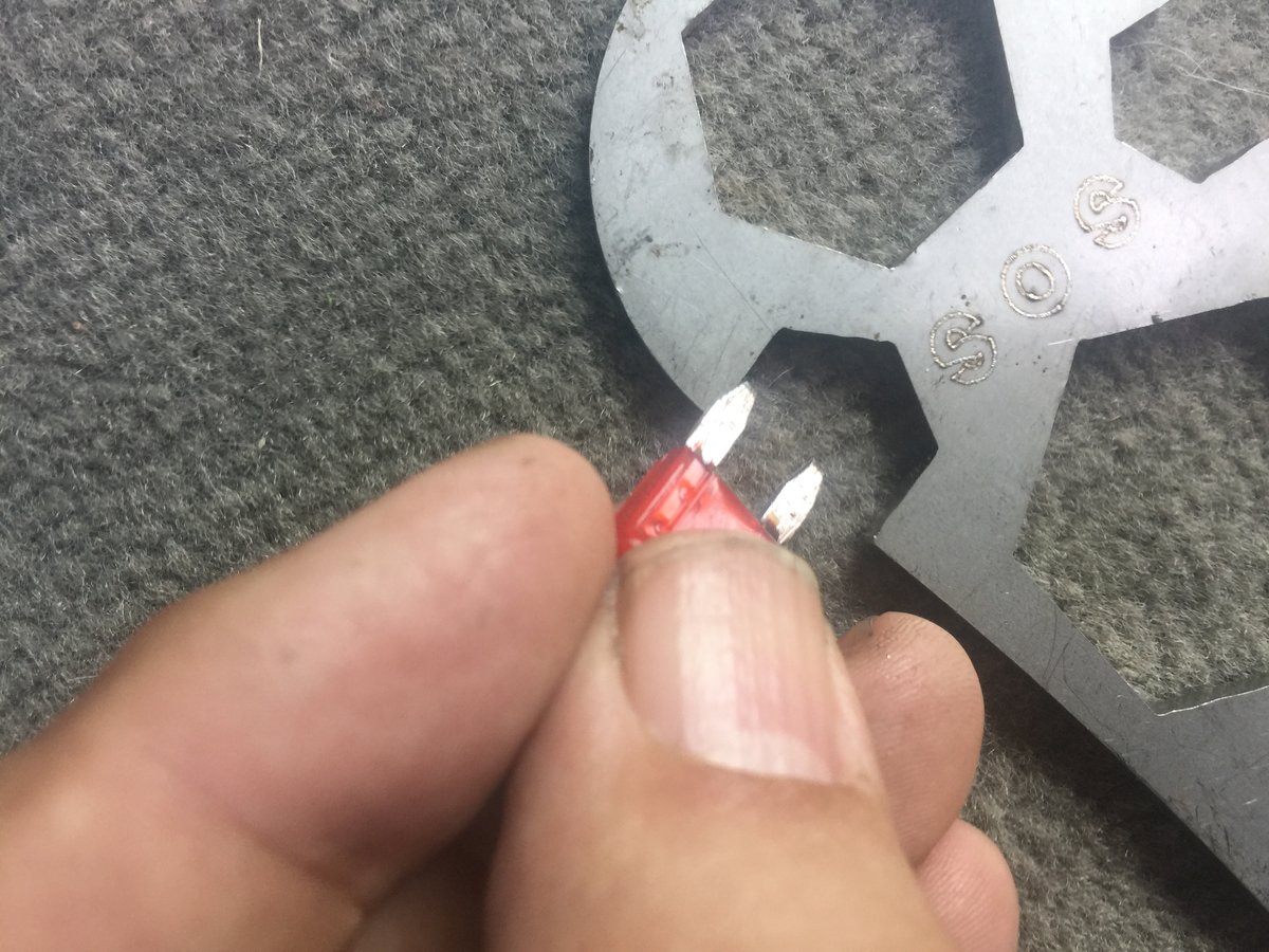 Location of Rear Light Fuse 10 Amp