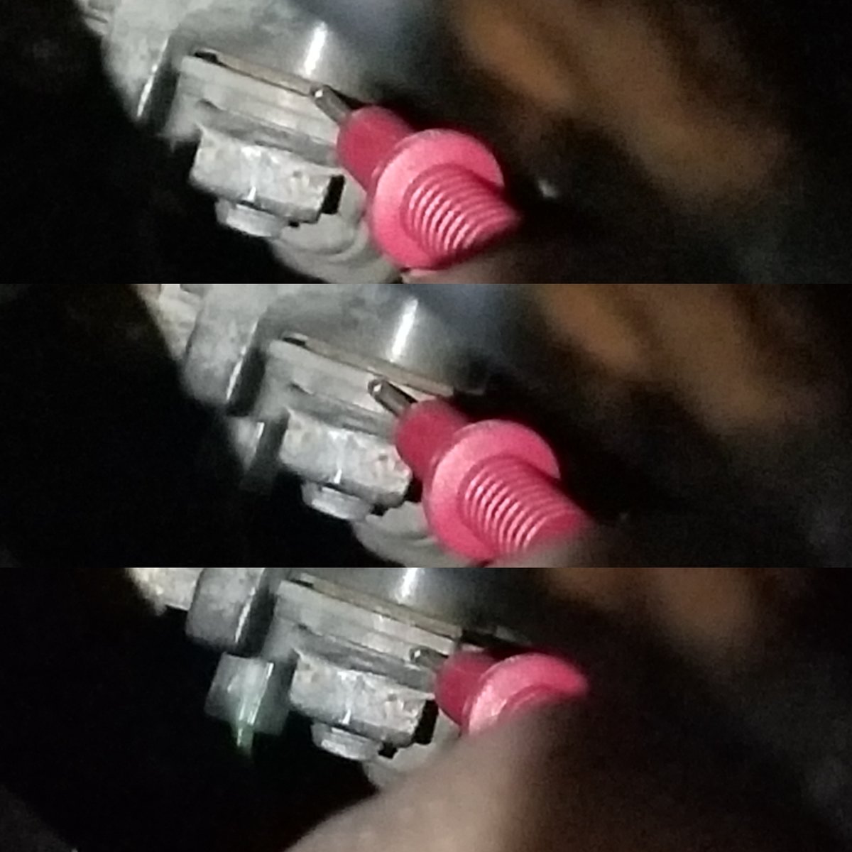 Testing contact points