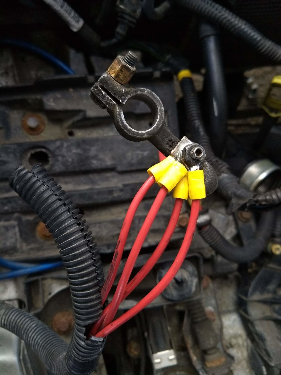 1998 Volvo V70 battery cable repair