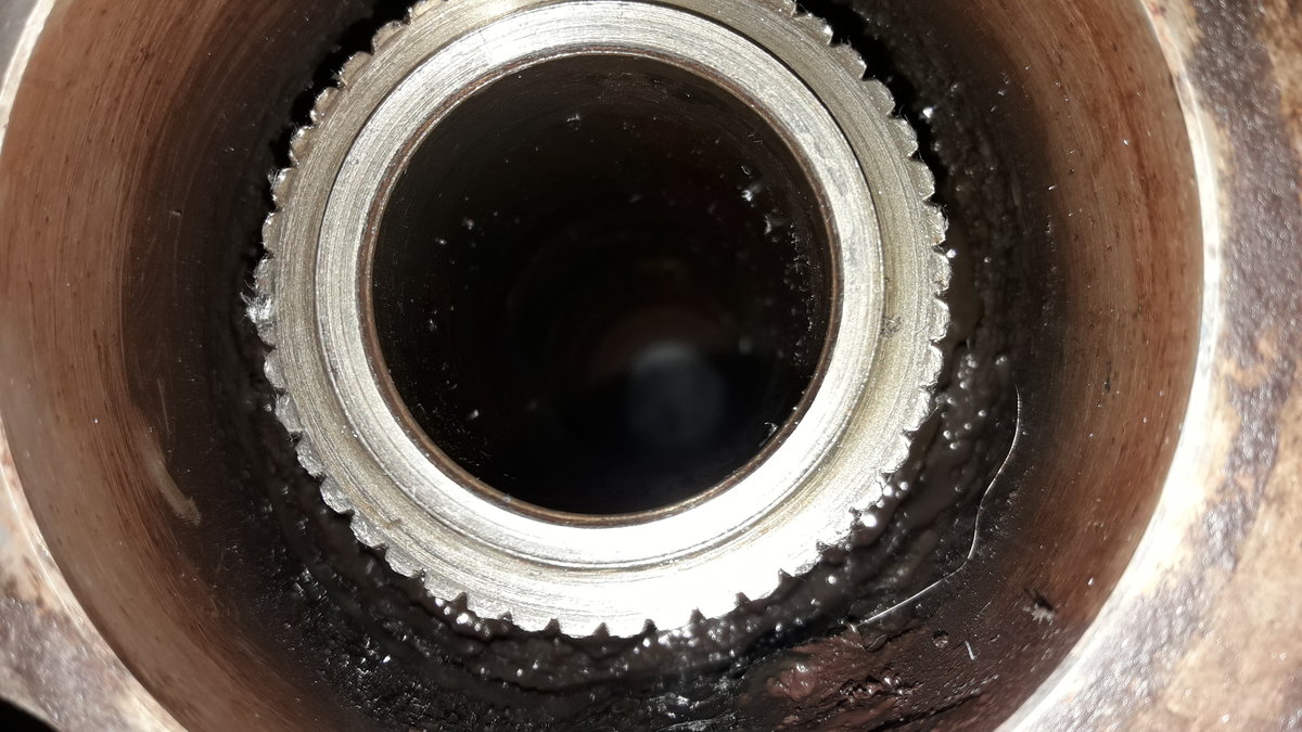 angle gear spline