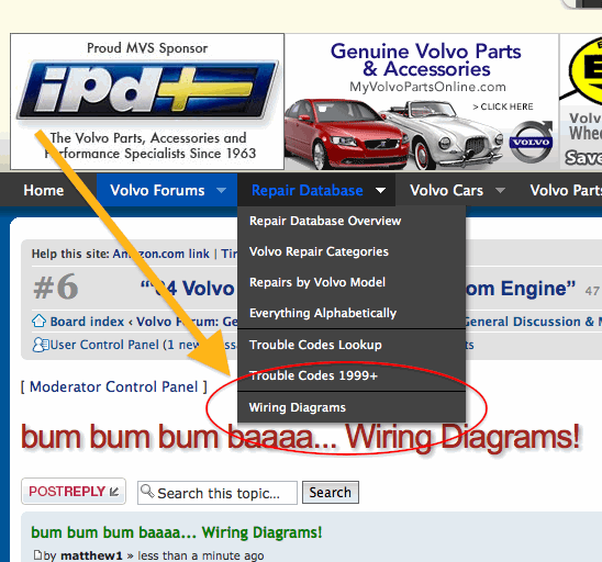 These will forever be found in the Volvo Repair Database dropdown navigation, or though searching.