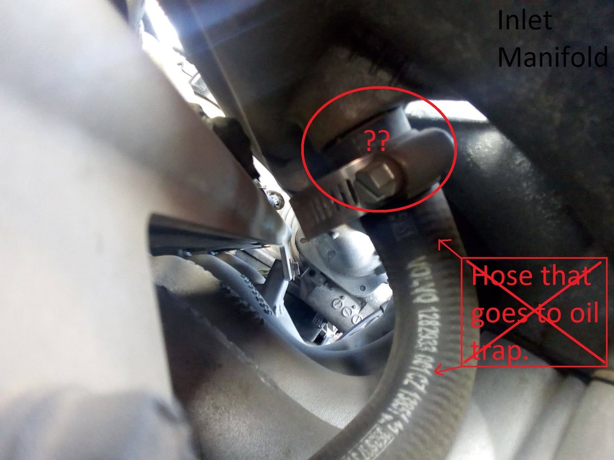 Inside the manifold.