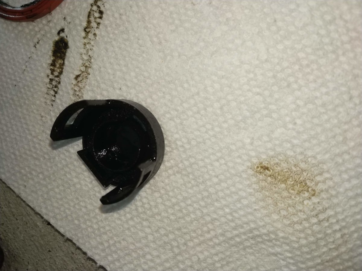 Sensor cap before cleaning