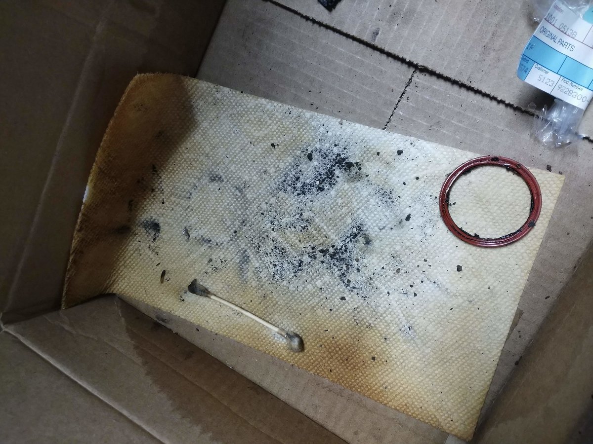 Gunk Removed from Cleaning