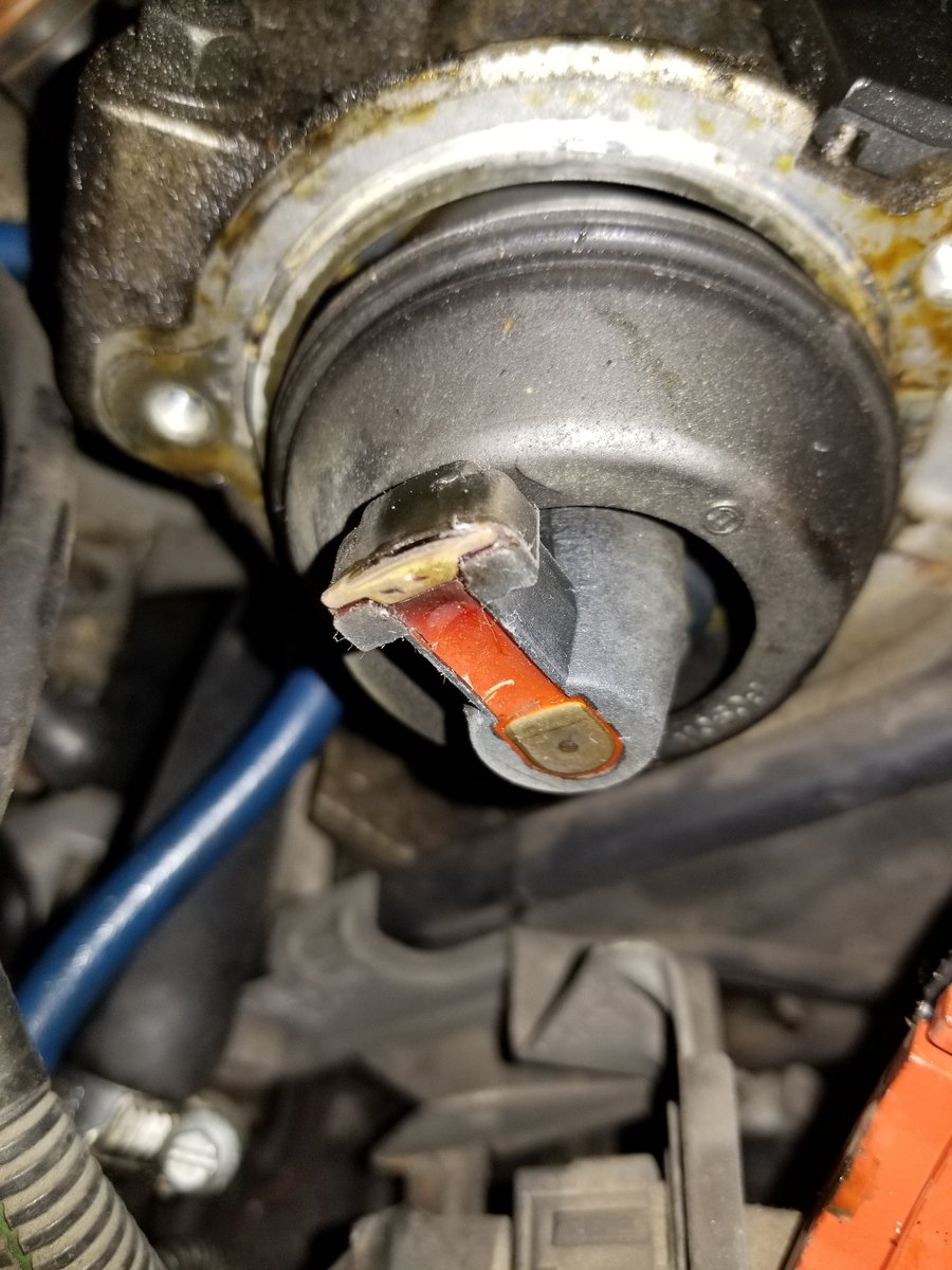 Dirty with rough edges.