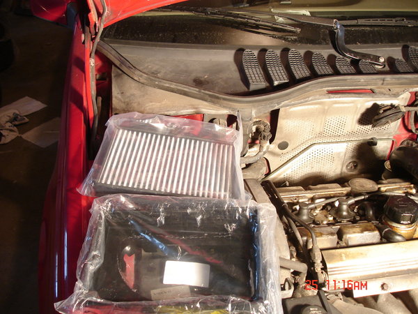 Ready...retainer and filter.