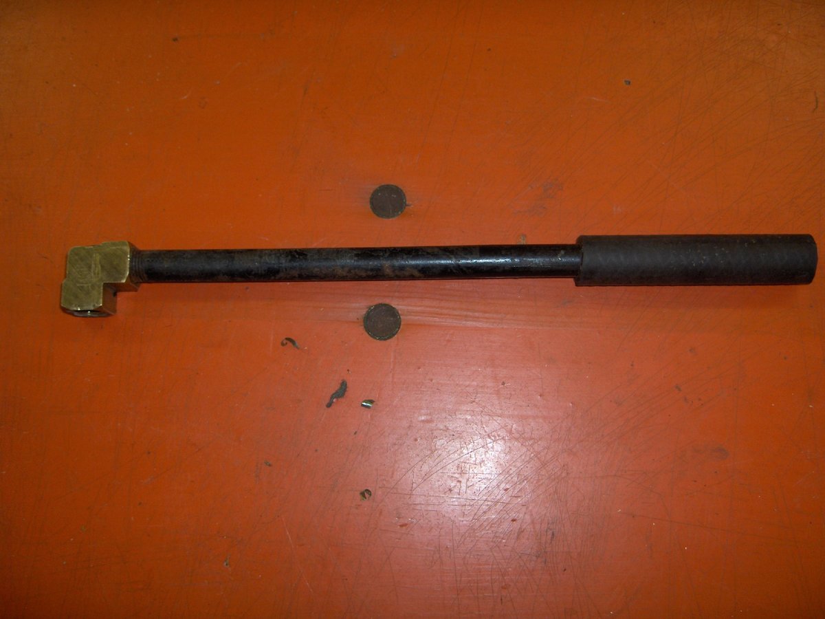 3/8" pipe, brass 90, 1/2" fuel line