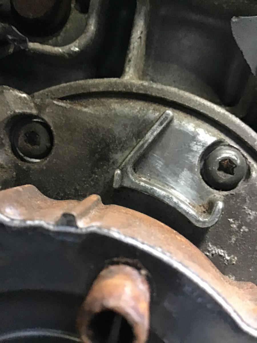 Is the mark on engine block the timing mark?
